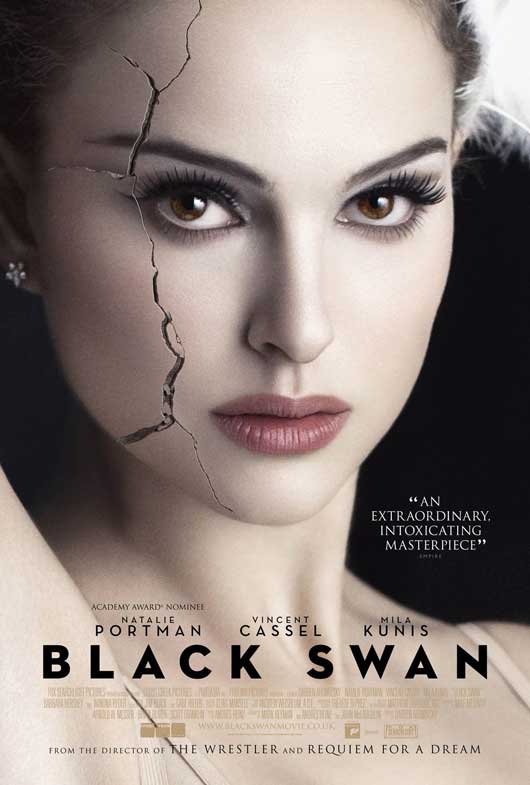 Glamour Magzine debuted this rather nifty UK poster for Black Swan, 